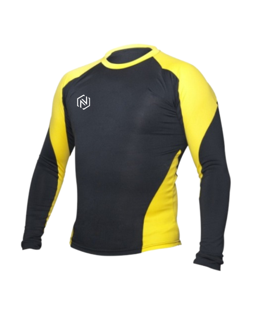Men Compression Long Sleeve Panel