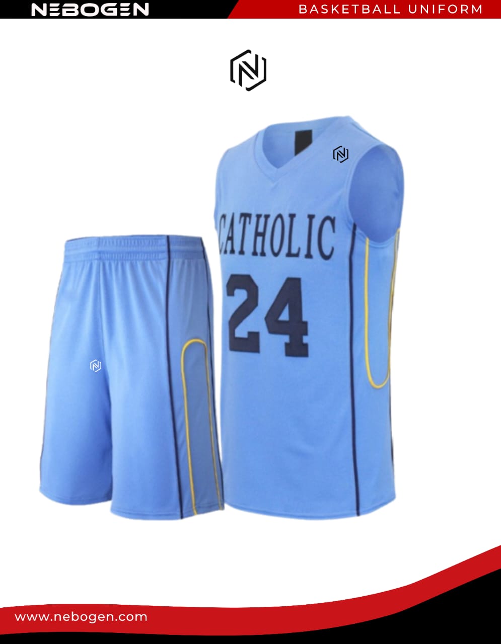 Custom Blue Authentic Throwback Basketball Jersey