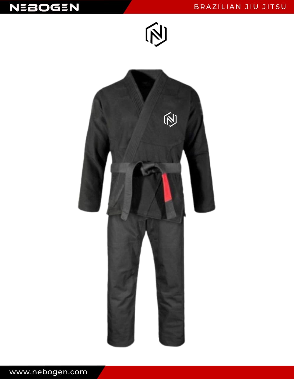 Premium Custom BLACK Name/Logo Brazilian Jiu Jitsu Gi (BJJ GI)